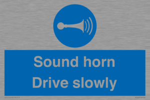 MV12437: Sound horn Drive slowly