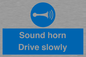 MV12437: Sound horn Drive slowly