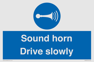 MV12437: Sound horn Drive slowly