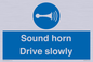 MV12437: Sound horn Drive slowly