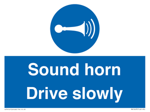 MV12437: Sound horn Drive slowly