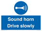 MV12437: Sound horn Drive slowly
