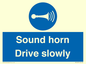 MV12437: Sound horn Drive slowly