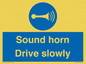 MV12437: Sound horn Drive slowly
