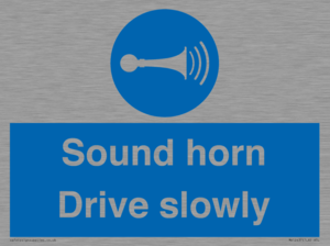 MV12437: Sound horn Drive slowly