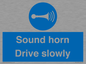 MV12437: Sound horn Drive slowly