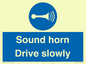 MV12437: Sound horn Drive slowly