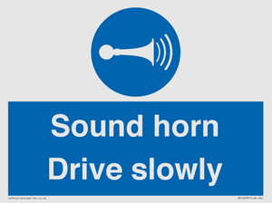 MV12437: Sound horn Drive slowly