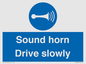 MV12437: Sound horn Drive slowly