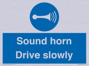 MV12437: Sound horn Drive slowly