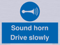 MV12437: Sound horn Drive slowly