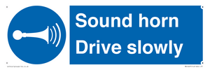 MV12437: Sound horn Drive slowly