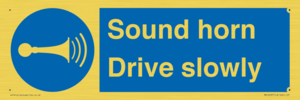 MV12437: Sound horn Drive slowly