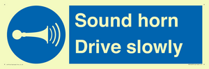 MV12437: Sound horn Drive slowly