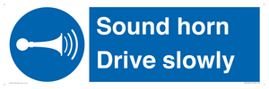 MV12437: Sound horn Drive slowly