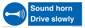 MV12437: Sound horn Drive slowly