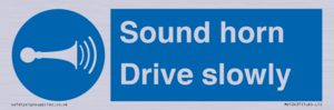 MV12437: Sound horn Drive slowly