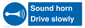 MV12437: Sound horn Drive slowly