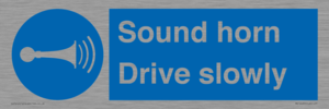 MV12437: Sound horn Drive slowly