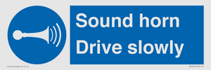 MV12437: Sound horn Drive slowly