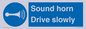 MV12437: Sound horn Drive slowly