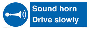 MV12437: Sound horn Drive slowly