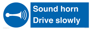 MV12437: Sound horn Drive slowly