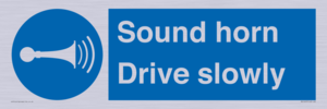 MV12437: Sound horn Drive slowly