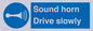 MV12437: Sound horn Drive slowly