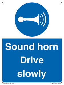 MV12437: Sound horn Drive slowly