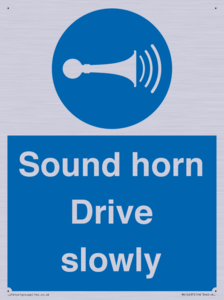 MV12437: Sound horn Drive slowly