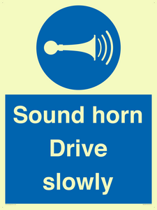 MV12437: Sound horn Drive slowly