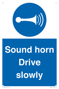 MV12437: Sound horn Drive slowly