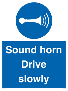 MV12437: Sound horn Drive slowly