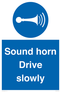 MV12437: Sound horn Drive slowly