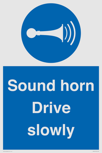 MV12437: Sound horn Drive slowly