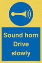MV12437: Sound horn Drive slowly
