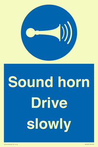 MV12437: Sound horn Drive slowly