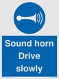 MV12437: Sound horn Drive slowly