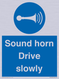 MV12437: Sound horn Drive slowly