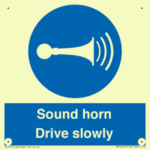 MV12437: Sound horn Drive slowly