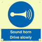 MV12437: Sound horn Drive slowly
