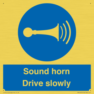 MV12437: Sound horn Drive slowly