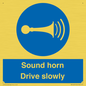 MV12437: Sound horn Drive slowly