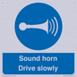 MV12437: Sound horn Drive slowly