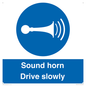 MV12437: Sound horn Drive slowly