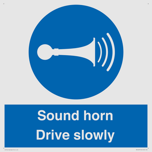 MV12437: Sound horn Drive slowly