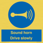 MV12437: Sound horn Drive slowly