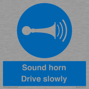 MV12437: Sound horn Drive slowly