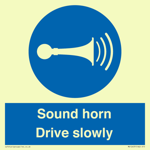 MV12437: Sound horn Drive slowly